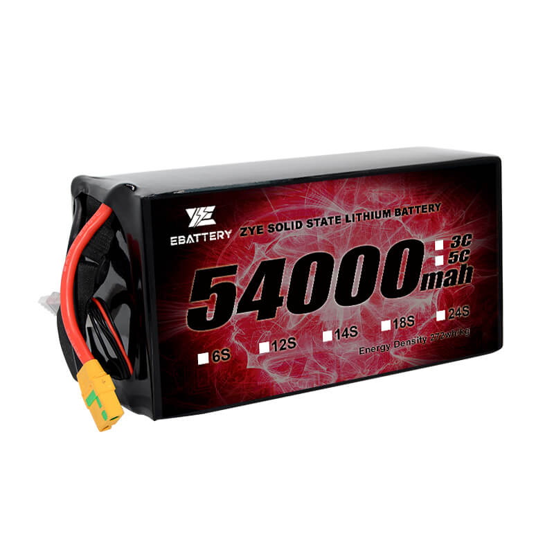 Li HV 54000mAh 14s Solid State Baterai